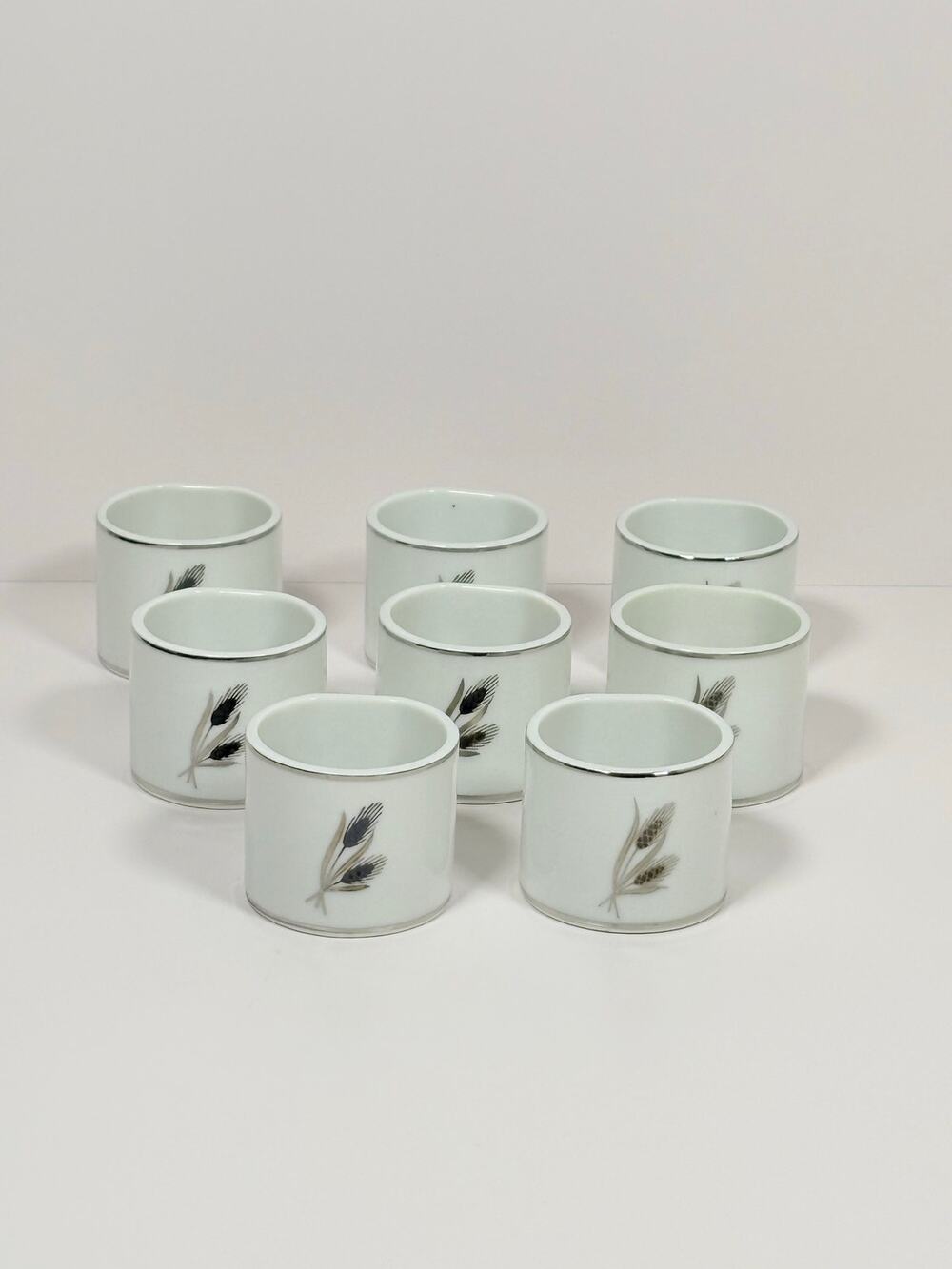 Fukagawa Arita Napkin Rings|Holders ~ Set of 8